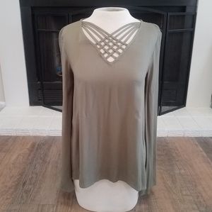 Olive blouse